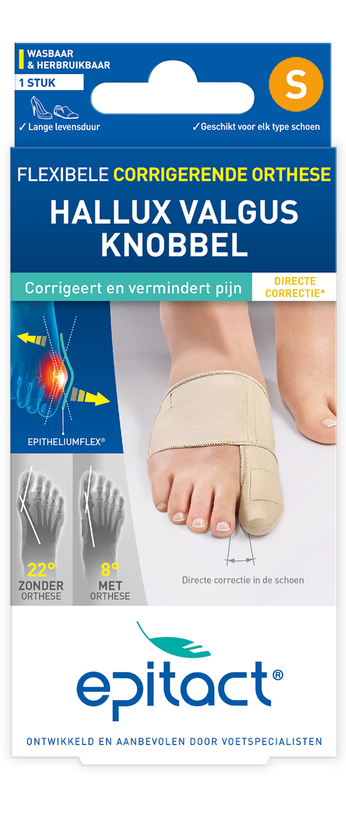 Hallux Valgus "knobbel" Corrigerende orthese