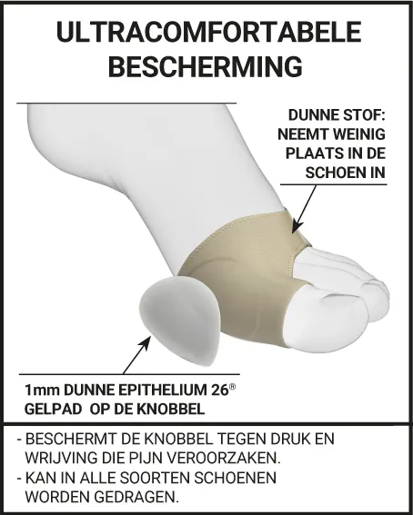 Hallux Valgus "knobbel" Beschermer